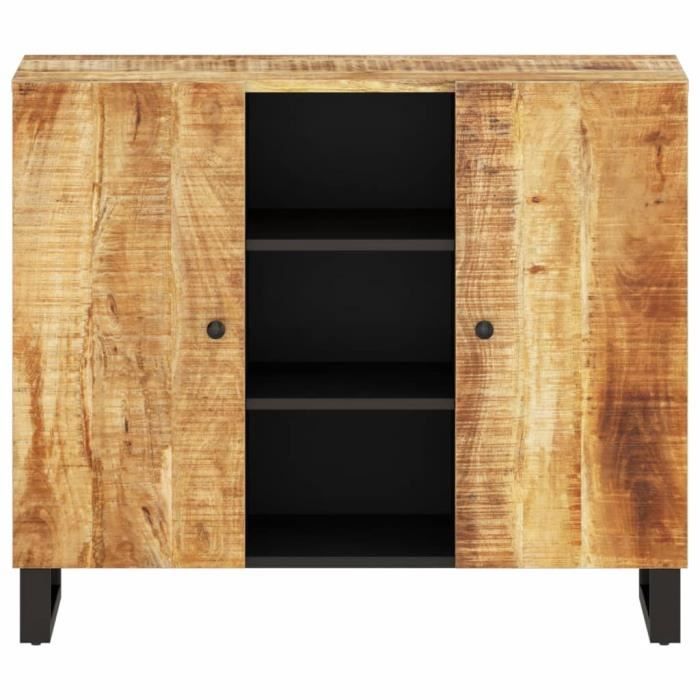 VidaXL Buffet with 2 Doors 90x33x75 Cm Solid Mango Wood 352925