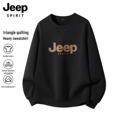 Ανδρικό Φούτερ JEEP SPIRIT με Στρογγυλή Λαιμόκοψη και Μακριά Μανίκια