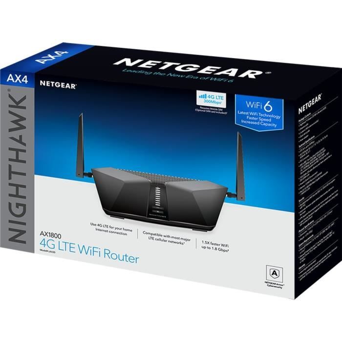 Routeur Wifi 6 Avec Modem 4G LTE Intégré - NETGEAR - LAX20