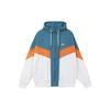 Woven Contrasting Colors Athleisure Casual Sports Hooded Jacket Blue White Orange Colorblock Men's DC0502-301