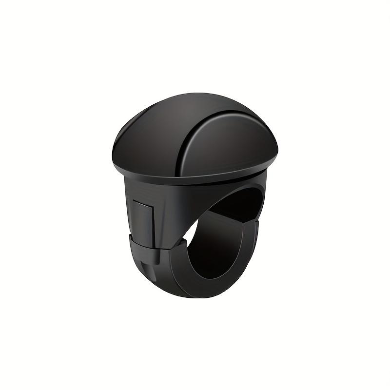 

1 шт. Силиконовая ручка на руль Fit, плавное вращение на 360°, управление одной рукой, встроенный металлический подшипник и нескользящая рукоятка, ручка на руль автомобиля чёрный