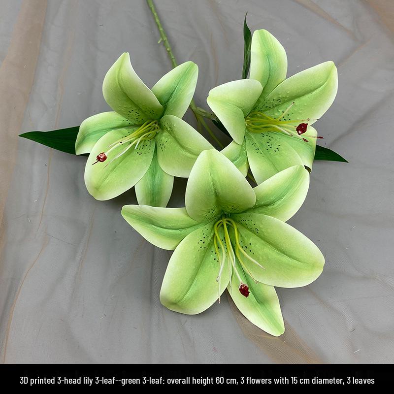 Floral Lily Print Aisle Runner: Wedding & Event Decor
