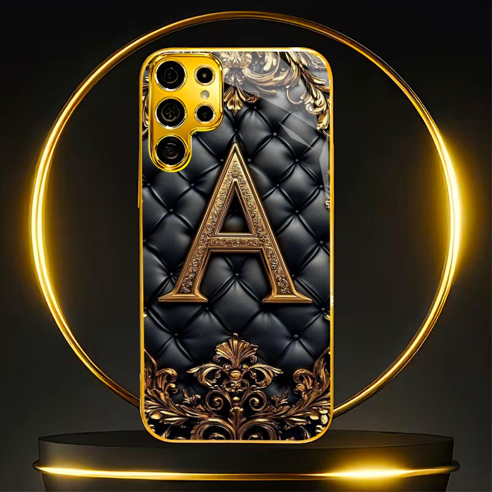 Model piele Husa protectoare Placare electrică de înaltă calitate Carcasă din sticlă pentru telefon pentru Samsung Galaxy S26 S25 S24 S23 S22 S21 FE, Ultra, Plus