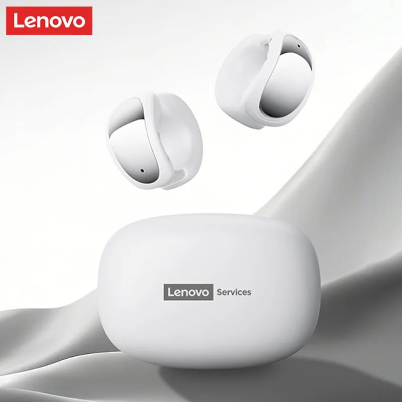 Originální bezdrátová sluchátka Lenovo RS121 OWS otevřeného typu, s klipem na ucho, Bluetooth sluchátka, HiFi zvuk, pro sport a hry, s nízkou latencí, s mikrofonem, Nové