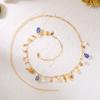 Colorful Painted Shells Belly Chain for Women Sexy Imitation Pearl Starfish Conch Fish Pendant Waist Chain Summer Bikini Jewelry