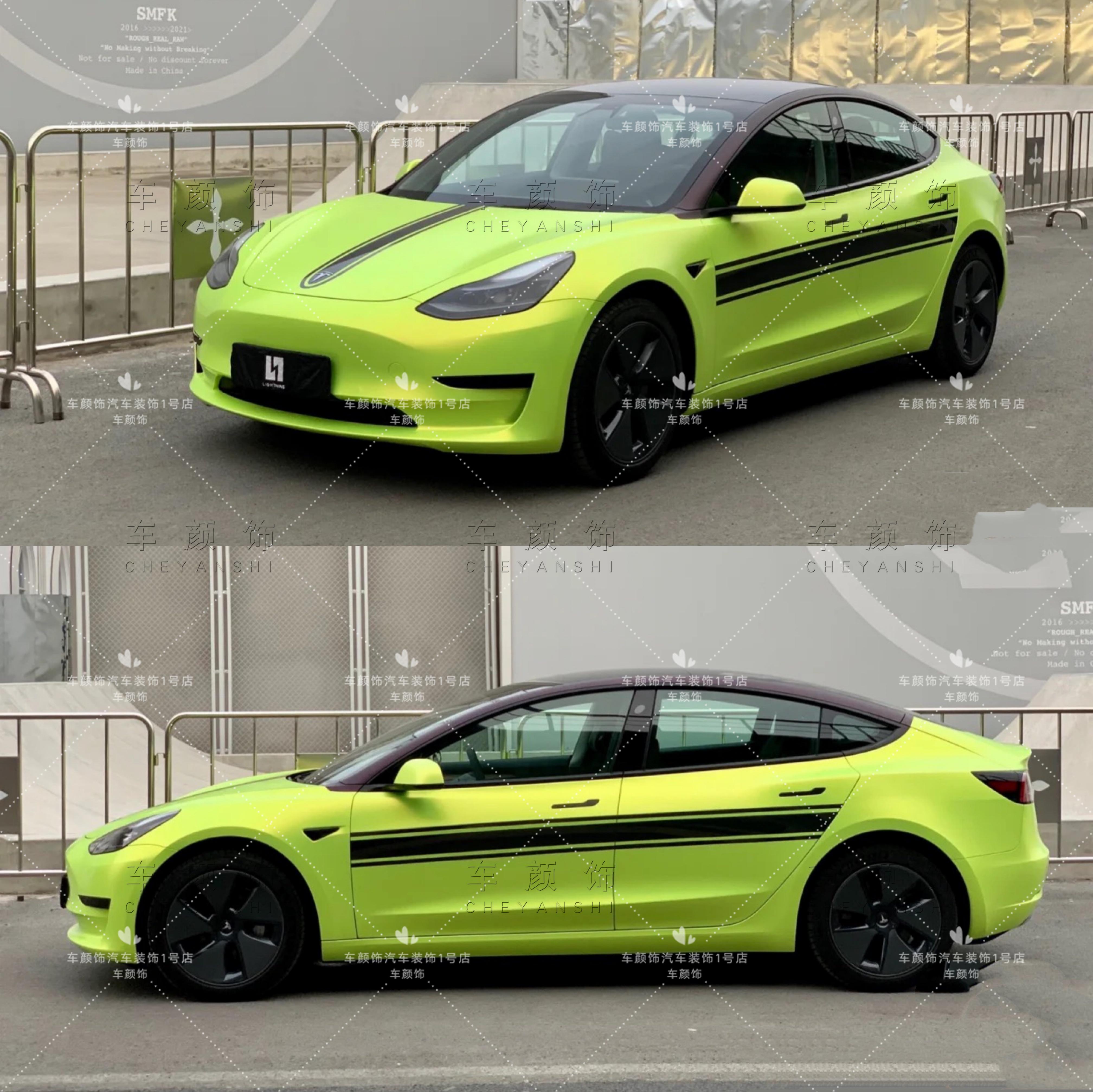 

Нова наклейка на авто ДЛЯ Tesla Model Y Model 3 кастомізація кузова модна спортивна наклейка Вінілова плівка Декор Аксесуари Model Y