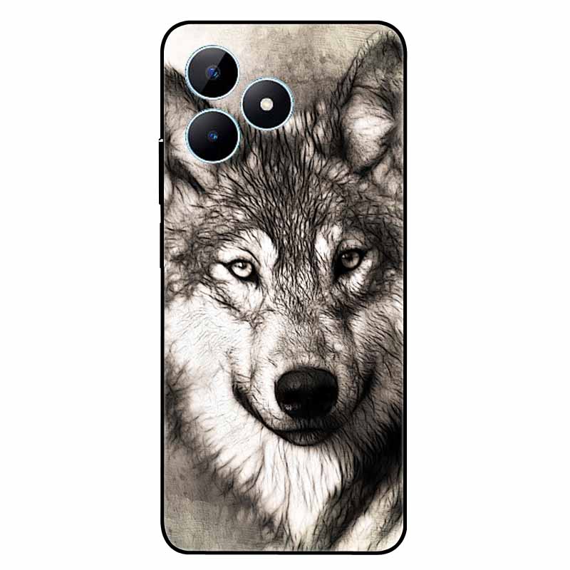 Funda For Realme Note 50 Case Silicone Soft Shockproof Cartoon TPU Phone Shell For Realme Note50 Cover Painted Cute Coque Note50