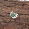 Green Onyx Stone 925 Silver Stackable Birthday Best Sisters Gift Ring Jewelry RR-48-3