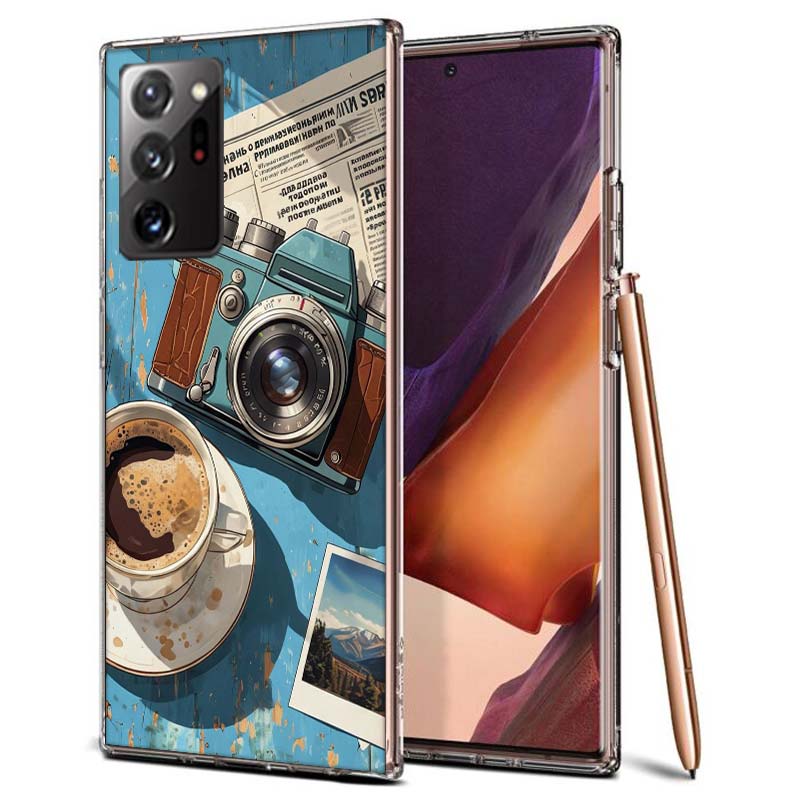

Camera and Souvenirs With Scenery Phone Case for Samsung A55 A35 A25 A15 A07 A05S A16 A17 A26 A36 A37 A56 A57 Galaxy Note 20 10 Samsung A51 4G