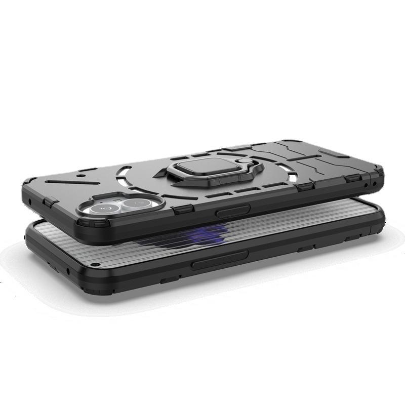 Suitable for Nothing Phone1 Black Panther Car Ring Anti-drop 1a Pro Mobile Phone Case Protective Case