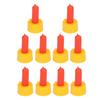 10Pcs Lamb Milk Drink Nipple Sheep Nursing Feeder Nipple for Orphaned Small Animal Feed Red