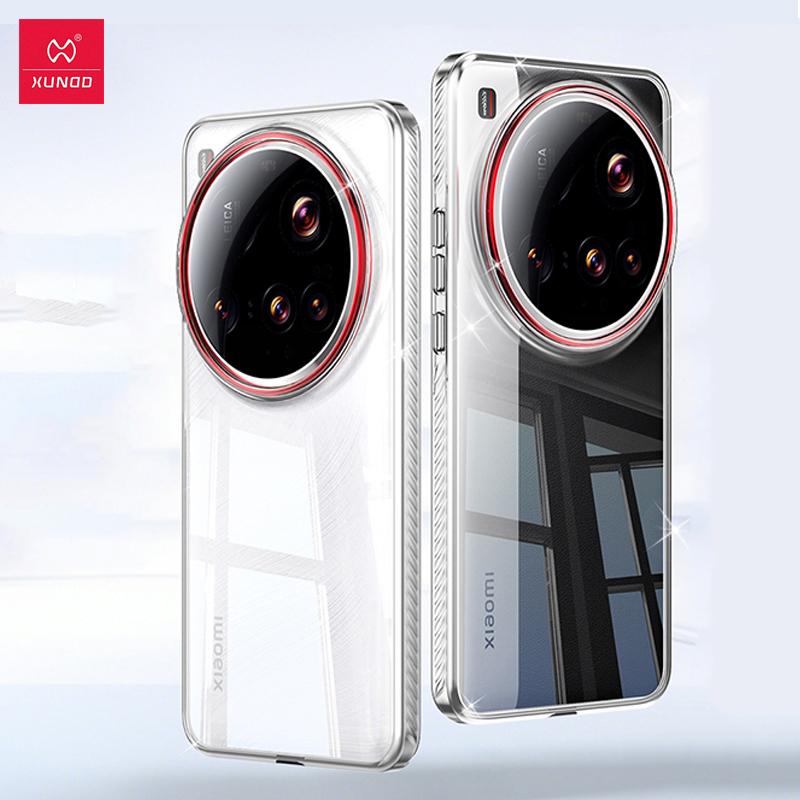 Xundd For Xiaomi 15 Ultra Case Clear Transparent Casing Anti-Yellowing Phone Cover With Magnetic Ring