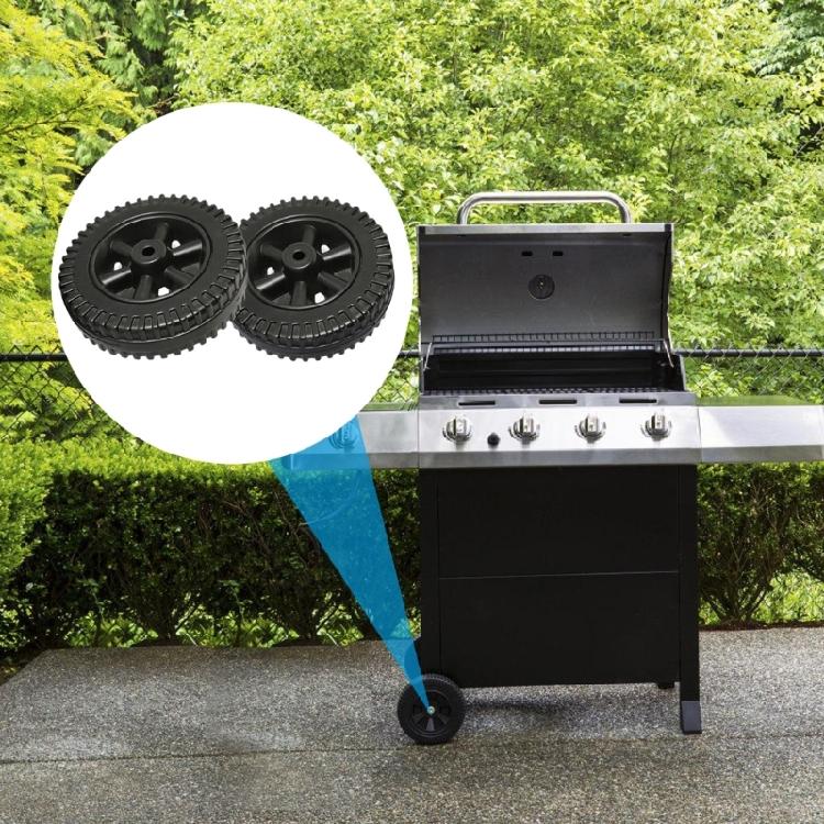 Heat Resistant 6inch Grills Replacement Casters Universal Compatibility Heavy Duty Plastic Construction