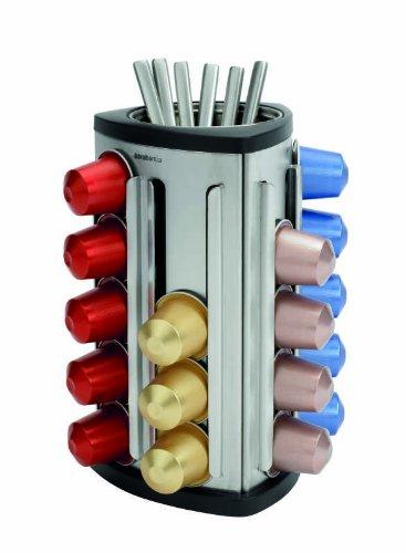 Brabantia Držák na kávové kapsle Šířka x hloubka x výška Vhodné do myčky nádobí Stojan 418709 11,4 11,4 19,7 cm