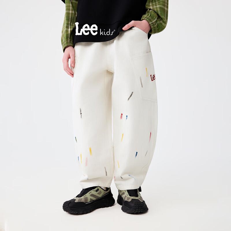 LeeKids Kids  Loose Straight Jeans with Colorful Stripes 160_plus