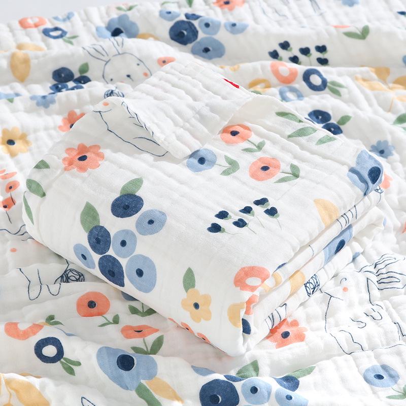 Newborn Baby Six-Layer Pure Cotton Gauze Towel and Blanket
