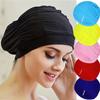 Bademütze für Damen und Mädchen, Unisex, für lange Haare, Badekappe, Schwimmkappe, Stretch, Drapierung, freie Größe, Schwimmbecken, Sport, elastischer Nylon-Turban