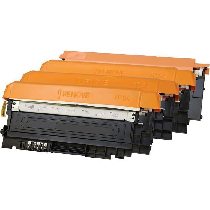 Pack 4 TONER pour Samsung CLT-P404C CLT-K404S C404S M404S Y404S Cartouches Toner pour Samsung Xpress SL-C430 C480 SL-C480FN SL-C480W