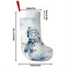 Christmas decoration fireplace hanging stockingSingle Pack of Christmas Elk, Festive Socks, Decorative Supplie