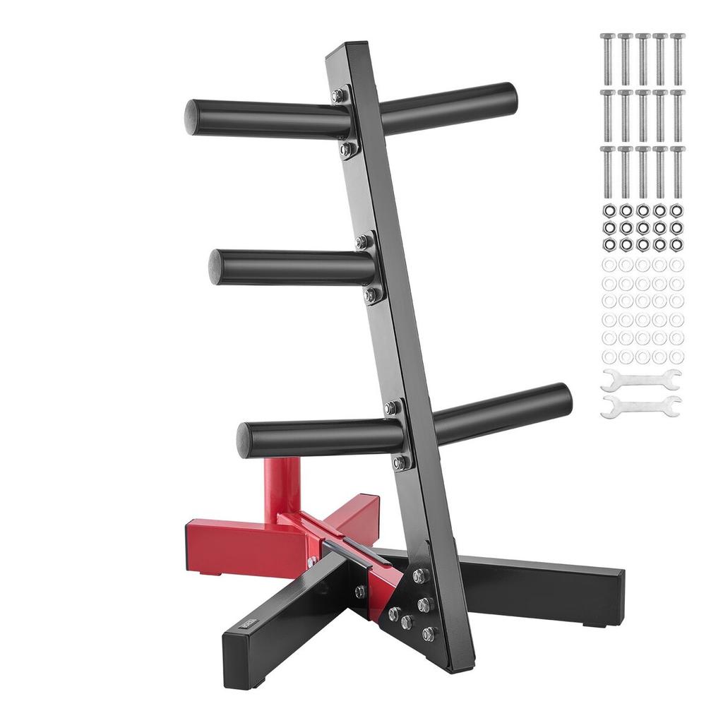 Weight Plate Rack Weight Plate Tree Home Gym Barbell Storage Stand 2 inch
