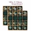 24pcs Wine Red Christmas Ball Ornaments Flocking Christmas Tree Party Decoration New Year Christmas Spheres Pendant Balls