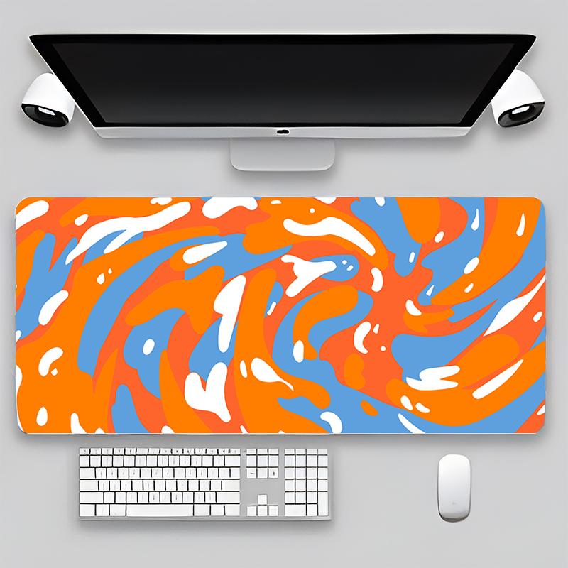 Terrain Map Contours Keyboard Gamer Carpet Rubber Mat Full Gamer Pc Keyboard Mouse Gamer Table Gaming Pc 90x40cm