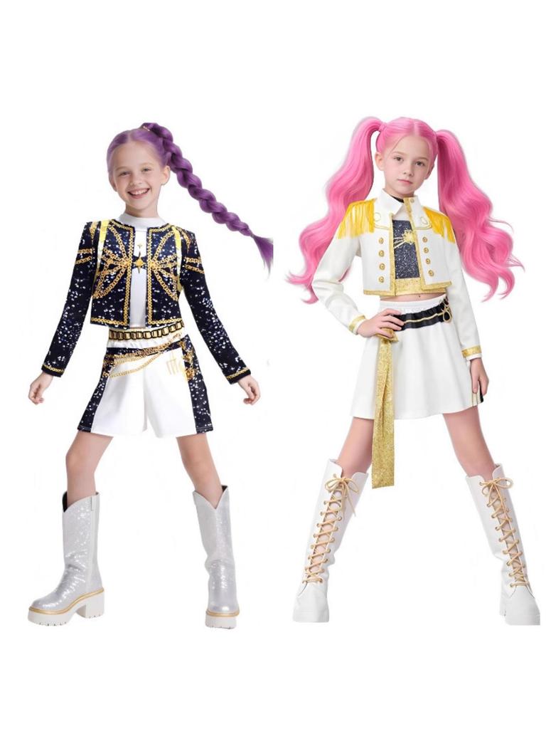 Přeshraniční K-POP Čarodějnická Dívčí Skupina Cosplay Kostým - Mila, Zoi, Lumi Vystupovací Oblečení