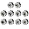 AIMOONSA Roulement à billes V624ZZ V-cannelure 4x13x6 mm double blindé (lot de 10)