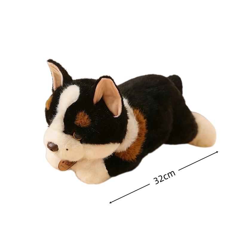 Cartoon Dog Plush Toy Stuffed Animal Corgi Puppy Doll Soft Kawaii Pet Pillow Toys For Kids Birthday Xmas Gift Cute Room Decor