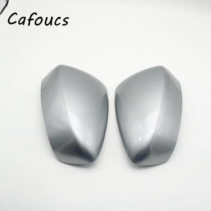 Cafoucs Car Rearview Mirror Cover Cap Shell Housing For Mazda CX-5 CX5 2012 2013 2014 Accessories