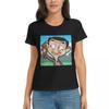 Women TShirt Mr Bean Cartoon Summer Short Sleeve Tees ONeck Cotton T Shirts Clothes Tops Streetwear