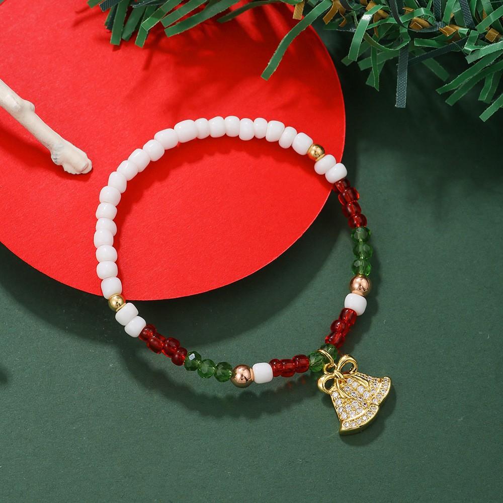 

Рождественский набор браслетов Праздничные украшения Снеговик Санта-Клаус браслет