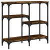 VidaXL Console Table Smoked Oak 80x29x75 Cm Engineered Wood 834077