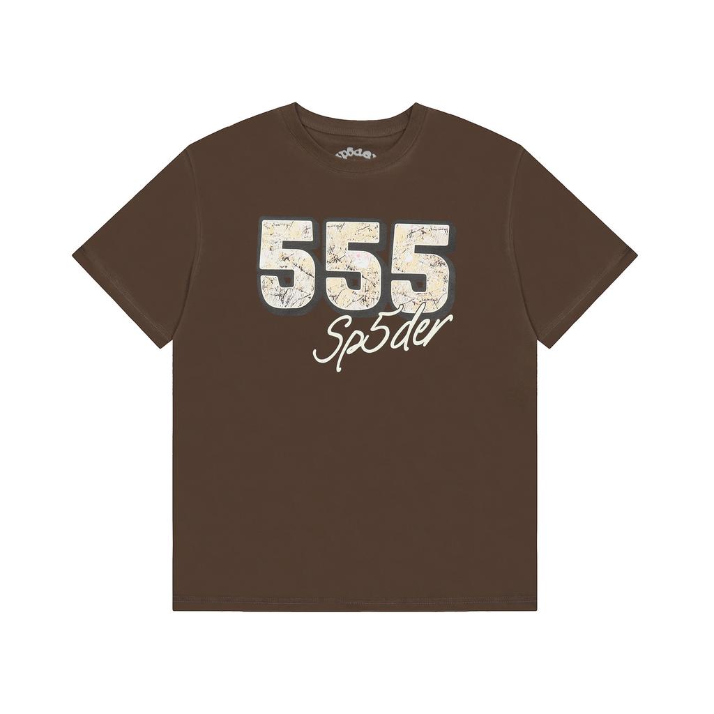 2025 European and American Trend Sp5der New 555555 Phobia NY Spider Web Letter Cotton Couple Short