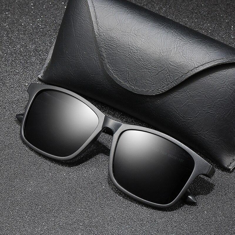 New Uv Resistant High Definition Resin For Sunglasses Easy To Carry Sunglasses Polarized Light Trendy Men And Women