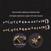 Koreanische Persönlichkeit Ohrstecker Rechteck Blume Edelstahl Knorpel Ohrring Piercing Schmuck
