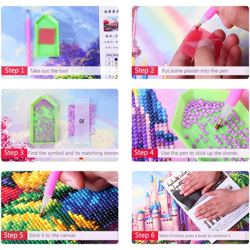 5D Diamond Embroidery Flowers Hedgehog DIY Diamond Painting Cross Stitch Diamond Rhinestones Decor Painting