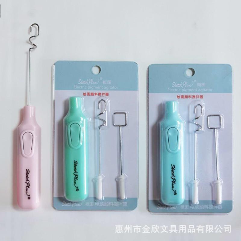 Epoxy Resin Stirrer for Crafts Tumbler Replaceable Electric Tumbler Mixer Handheld Battery Operated Epoxy Mixing Stick