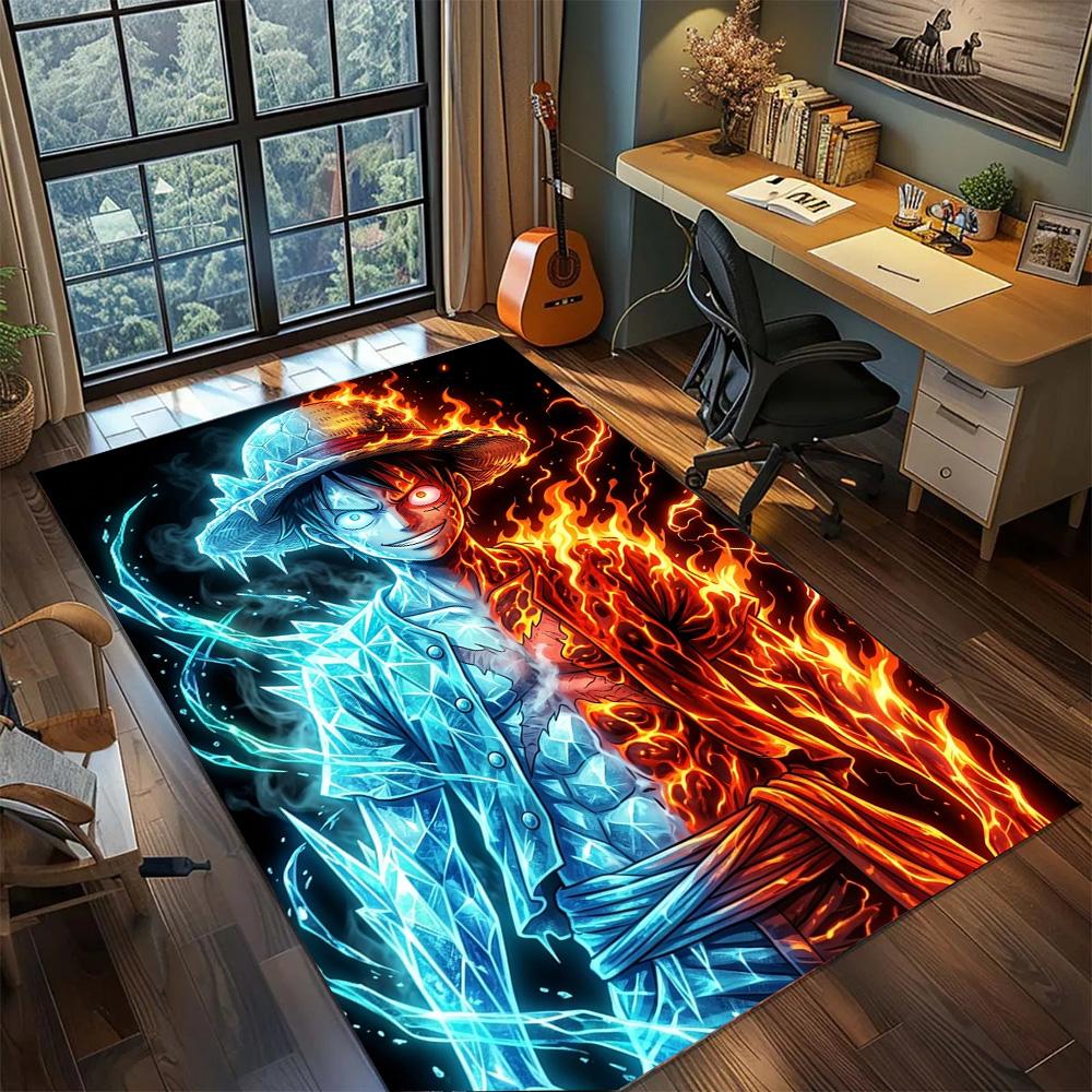 One Piece!Rug Carpet Large Area Rug Non Slip Washable Floor Mat Gamer Room Bedroom Home Decor