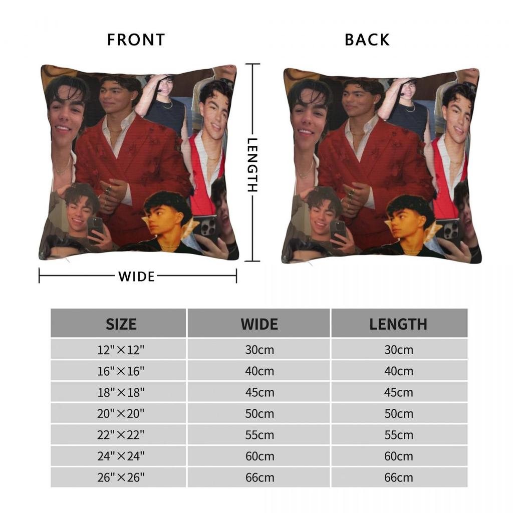 Pillow Cover Malachi Barton American Singer Graphic Cushion Cover Funny Pillow Case For Chair Sofa Home Decoration Pillowcases