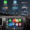 Multifunctional Car Radio 7 Inch IPS Touch Screen 1 Din Wireless Android Auto Carplay 7 Color Bluetooth Type-C Charging Mirror Link Stereo Playback