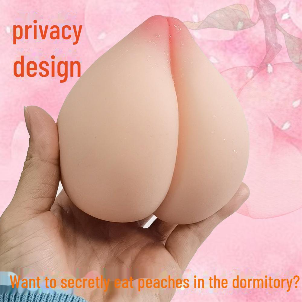 Letecký pohár Peach Butt: Dekompresní prsní koule mužský masturbátor – sexuální hračka pro dospělé