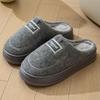 Fuzzy House Slippers Men Comfy Memory Foam Lightweight Fashion Couple Shoes Winter Warm Plush Casual Slippers