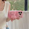 3D Pink Bow Anti-Fall Phone Case for iPhone 14/13 Pro Max