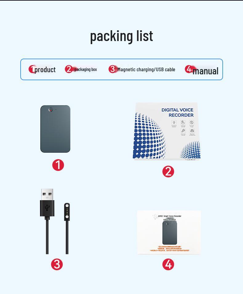 A3 ChatGPT Smart AI Voice Recorder & Translator