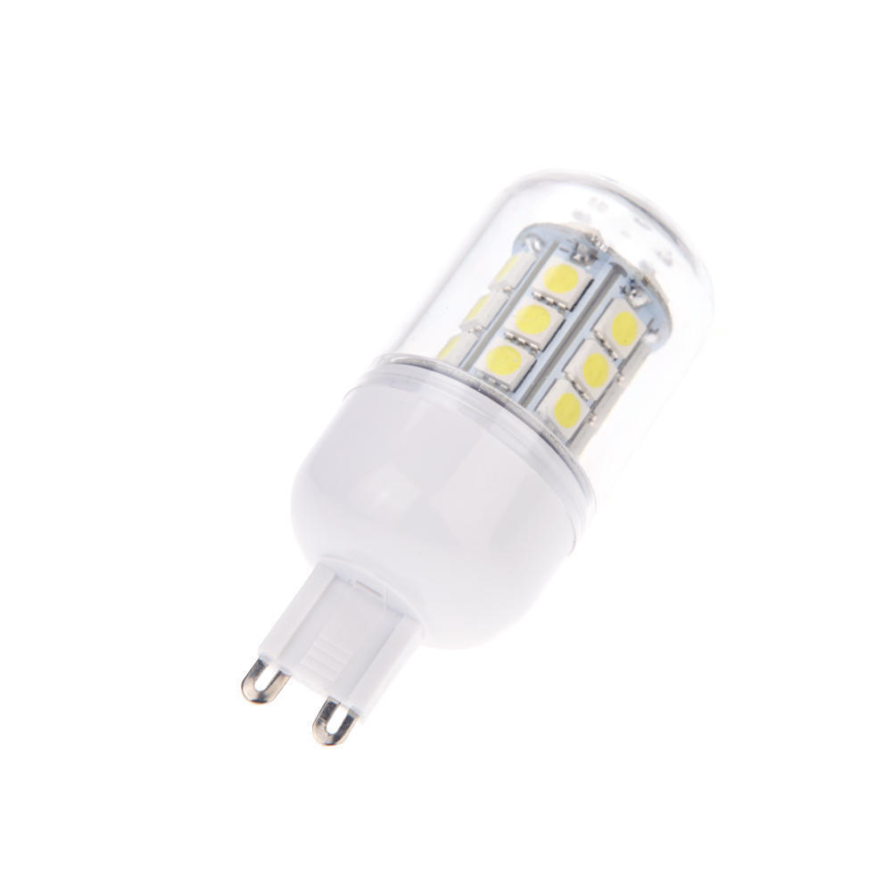 G9 5.5W 5050 SMD 27 LEDs Corn Light Lamp Bulb Energy Saving 360 Degree White 220-240V