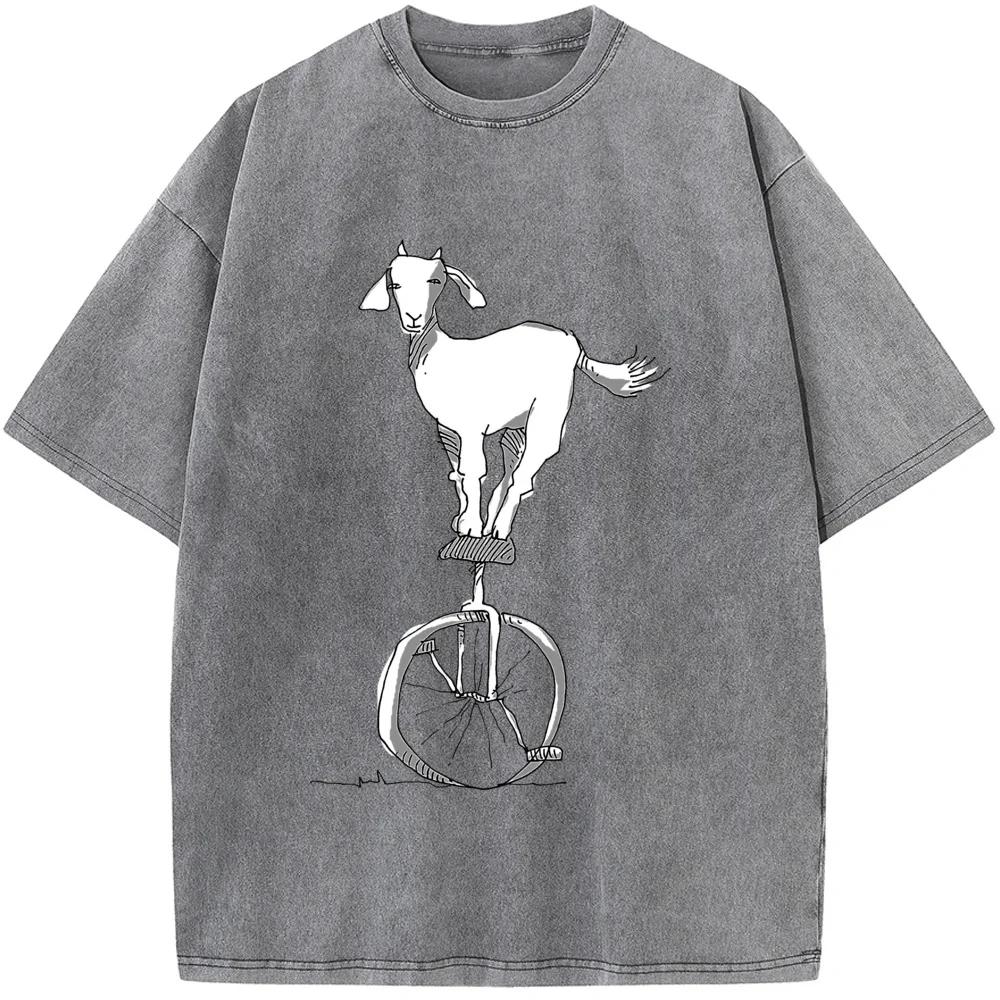 T-shirt unisexe vintage années 90 délavé vieilli T-shirts décontractés respirants unisexes T-shirt unisexe vintage années 90 délavé vieilli