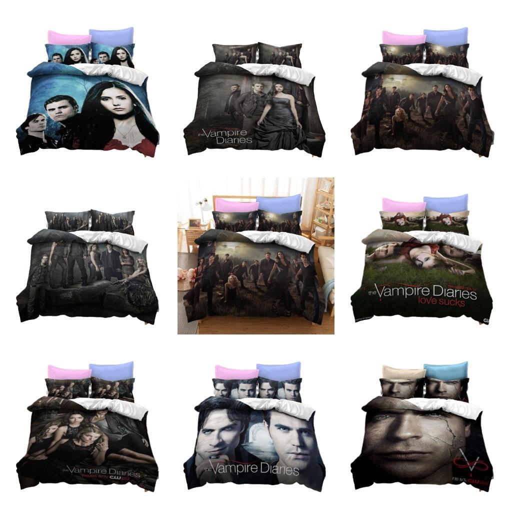 Vampire Diary 3d Printed Bedding Set Soft And Durable Polyester Fiber Material