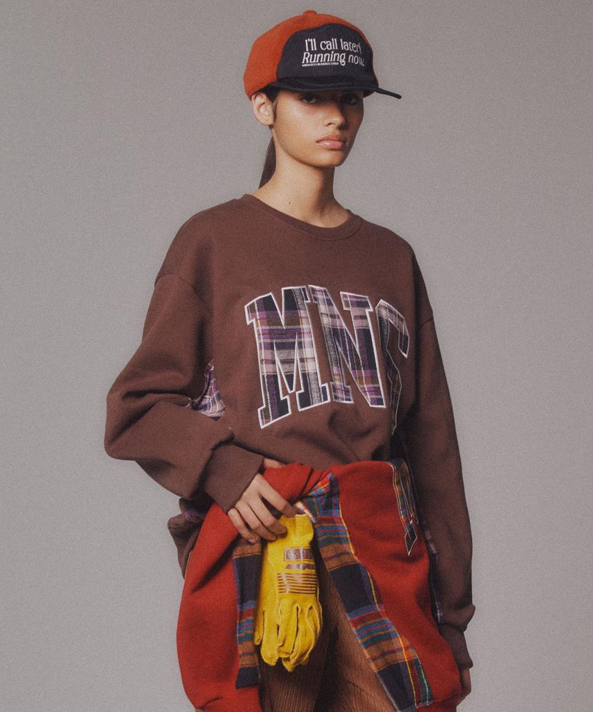 Minasu Hide Earmuffs Cap_Brick