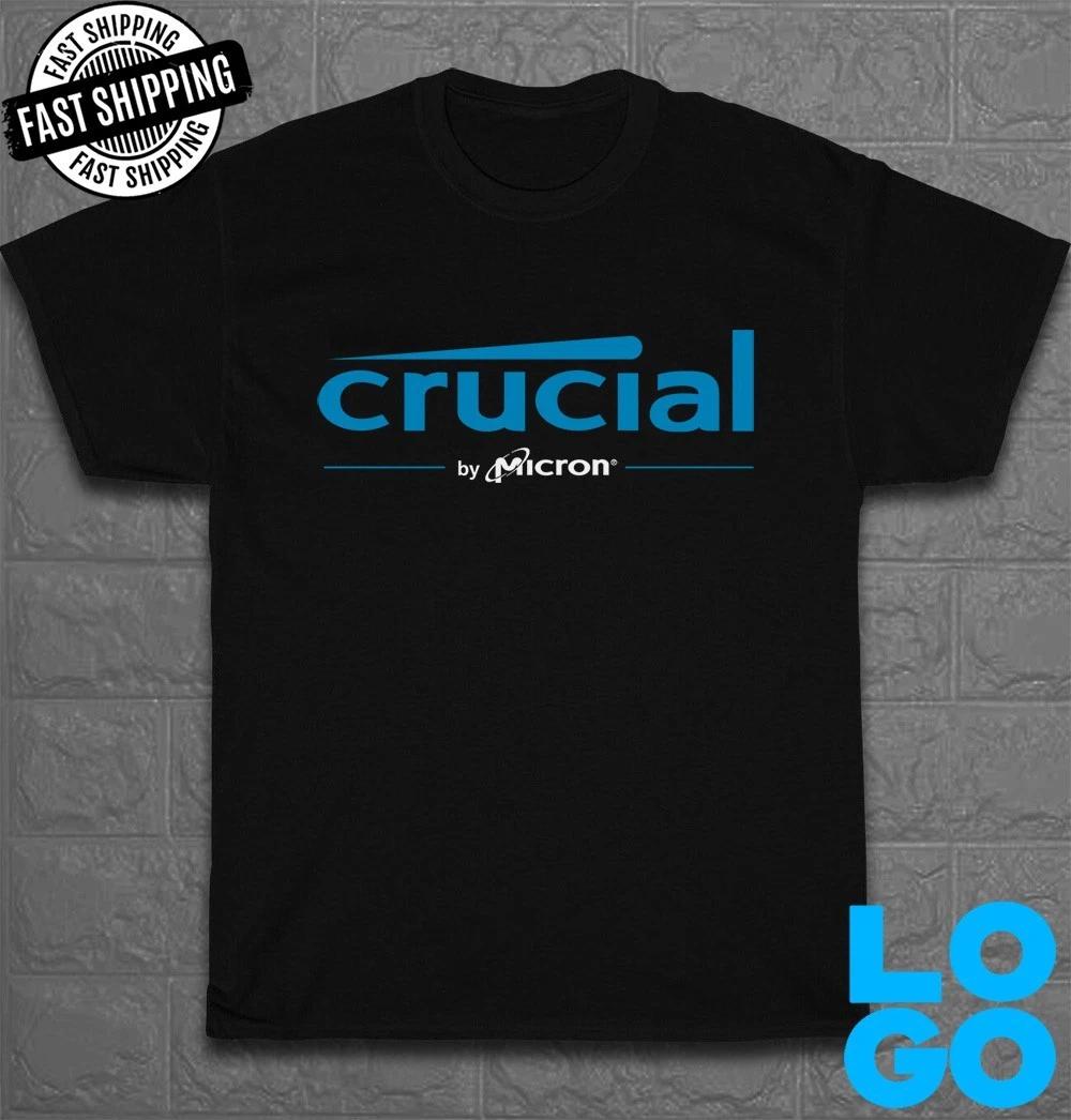 

New Crucial by Micron Technology Logo Funny T-Shirt Made In USA Size S to 5XL 4XL